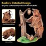 Puzzle 3D National Geographic animale pe cale de disparitie Urs maro 88 piese